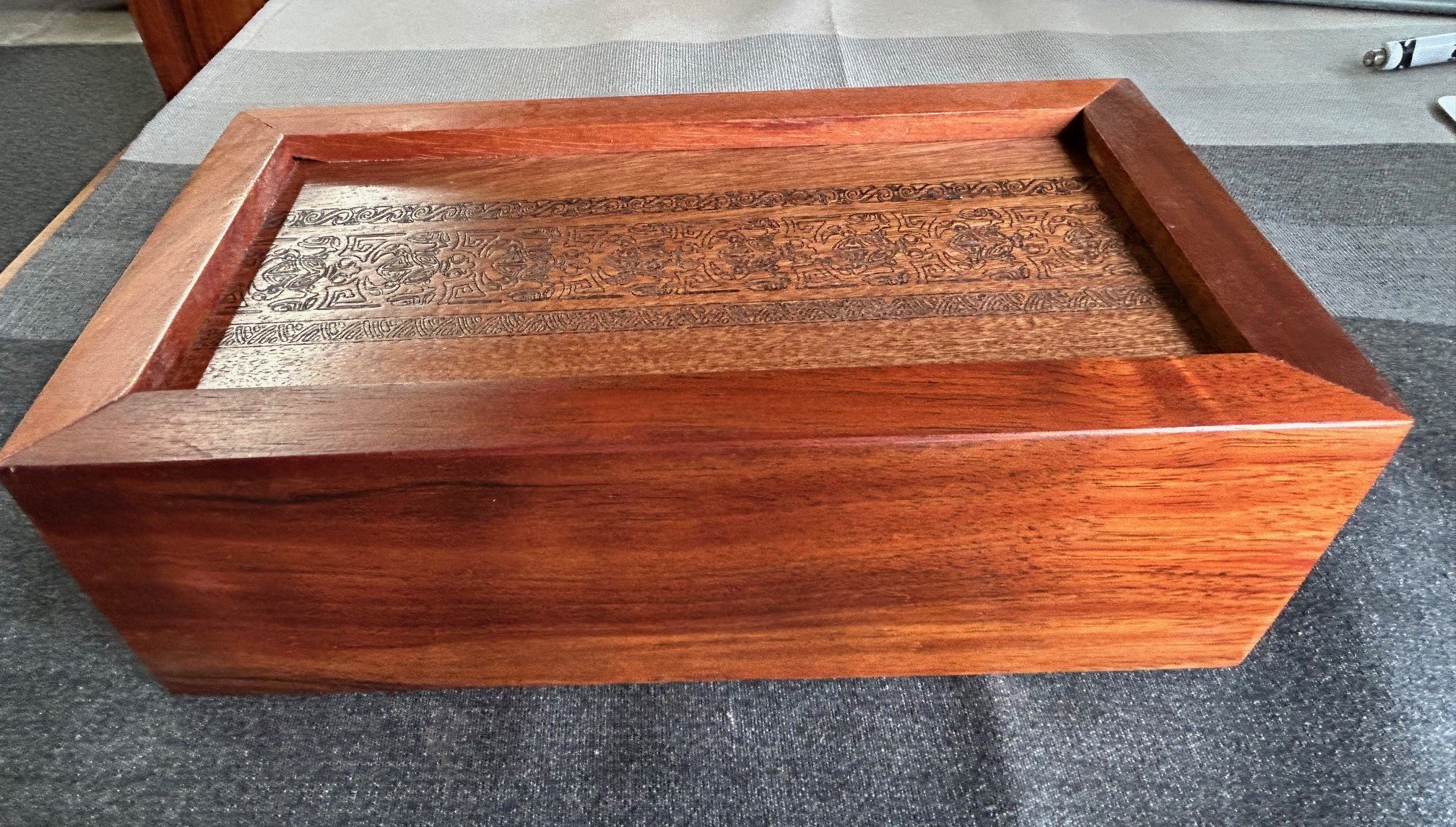 Bella Box - Koa Tribal — RK Woods Crafted in Hawaii